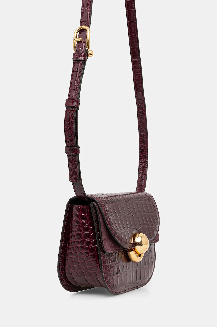 Кожаная сумочка Furla цвет бордовый WB01737.BX3178.26700 Кожаная сумочка Furla цвет бордовый WB01737.BX3178.26700