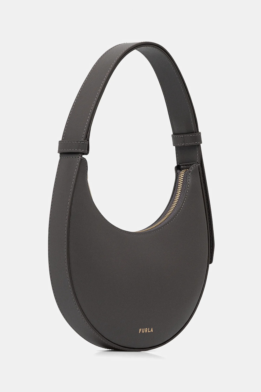 Кожаная сумочка Furla цвет серый WE00649.AX0733.4283S Кожаная сумочка Furla цвет серый WE00649.AX0733.4283S