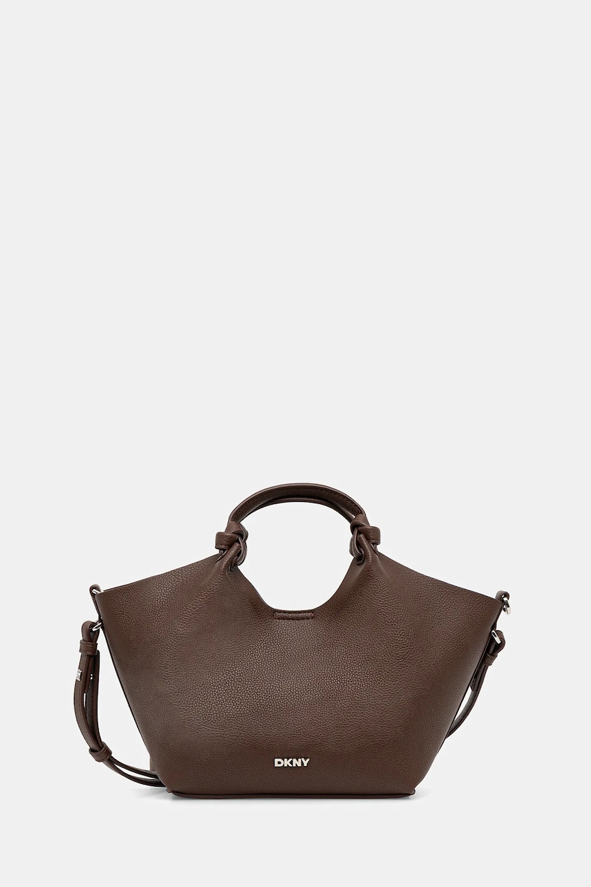 Dkny poșetă PAULA culoarea maro, R53BAM60