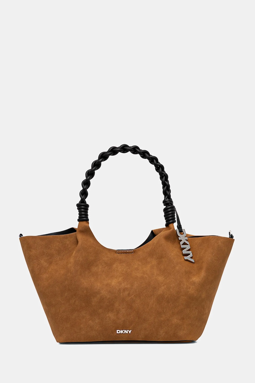 Dkny poșetă PAULA culoarea maro, R53AME49