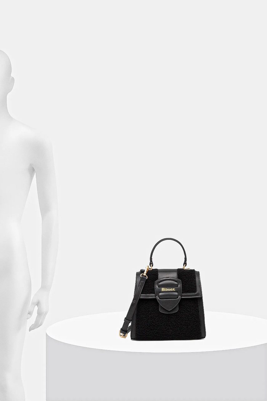 Τσάντα Blauer χρώμα: μαύρο, WALLY05 φωτογραφία