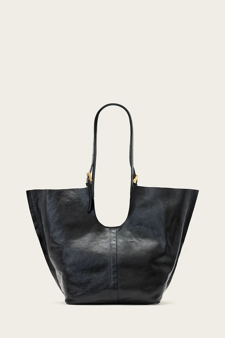 AllSaints poșetă de piele ARA culoarea rosu, W284XD