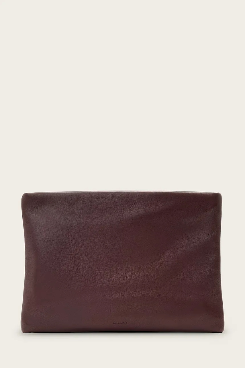 AllSaints poșetă piele BETTINA culoarea roșu, W647XD
