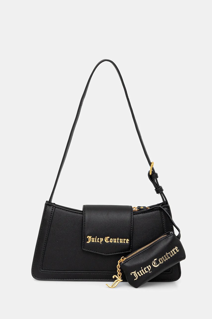 Juicy Couture poșetă Lily culoarea negru, BIJLL8952WVP