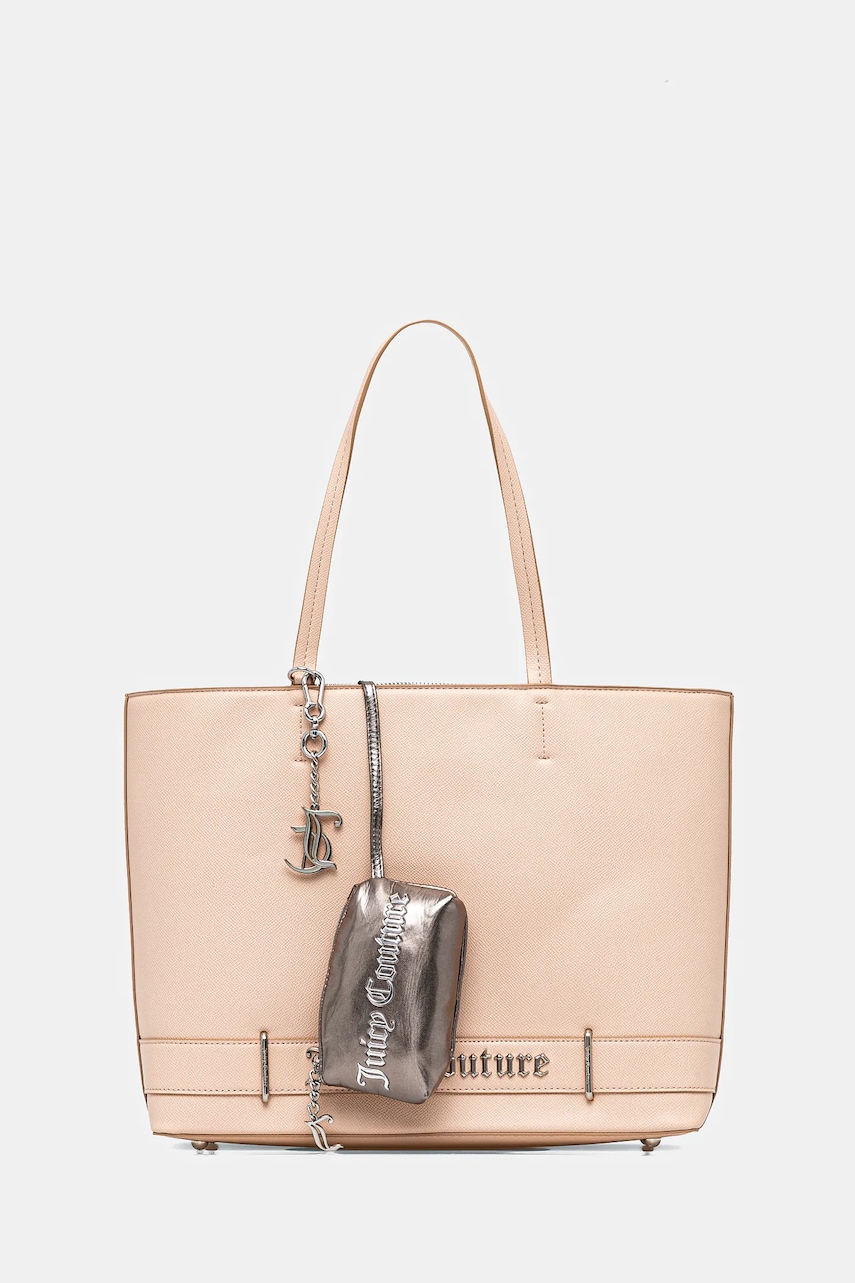 Juicy Couture poșetă JASMINE culoarea bej, BEJJM8840WVP.PC8