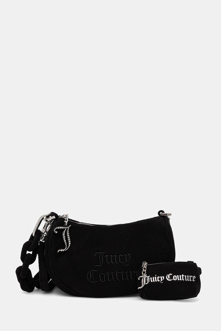 Juicy Couture poșetă Blossom culoarea negru, BIJL58975WXJ