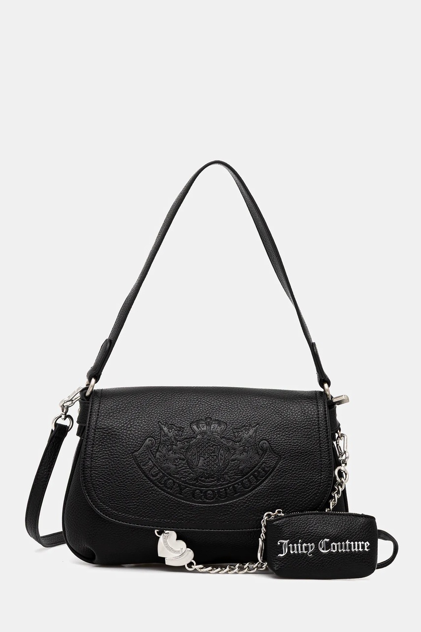 Juicy Couture poșetă Twig Narrative culoarea negru, BIJTG8993WVP