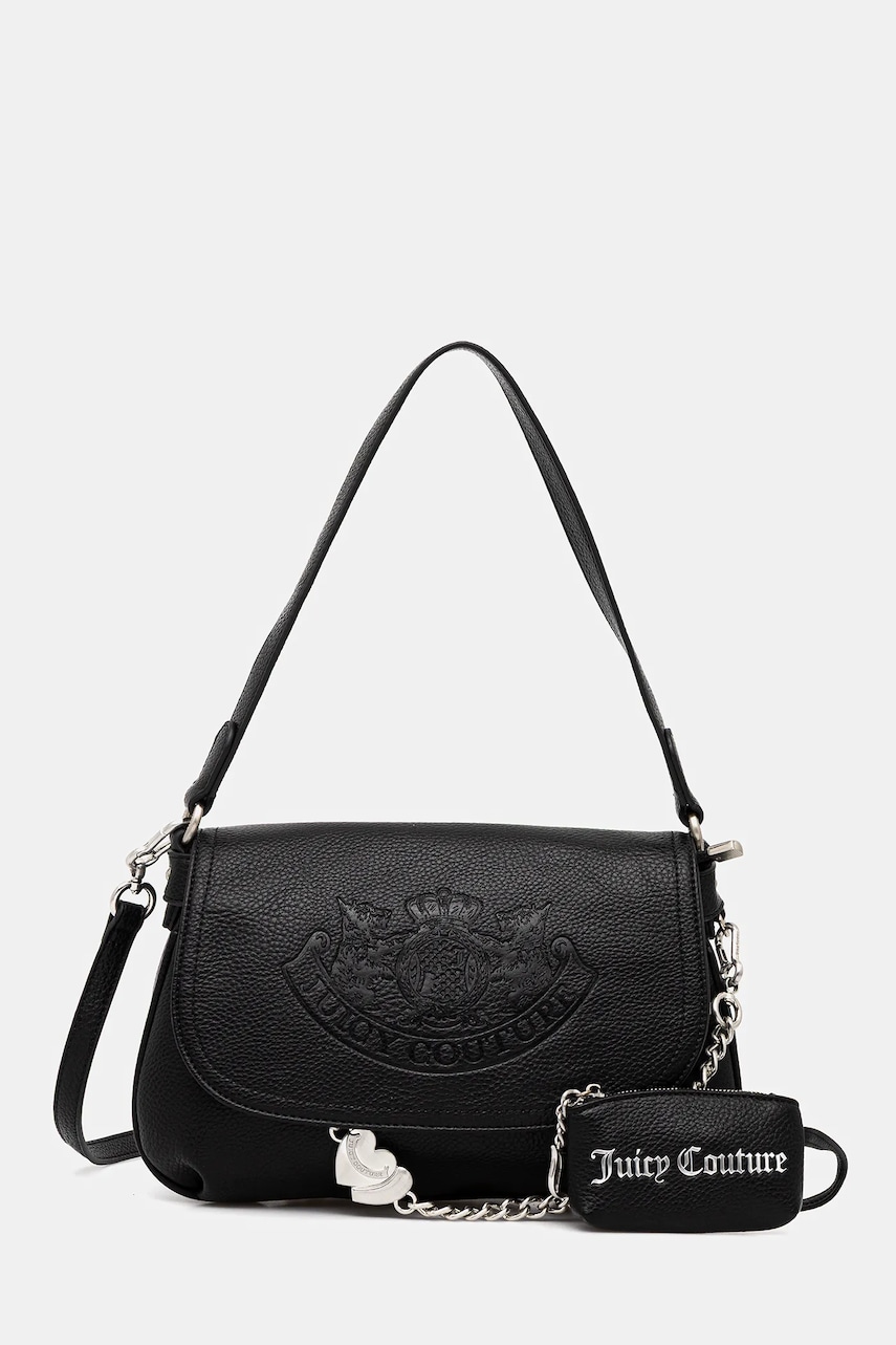 Juicy Couture poșetă Twig Narrative culoarea negru, BIJTG8993WVP