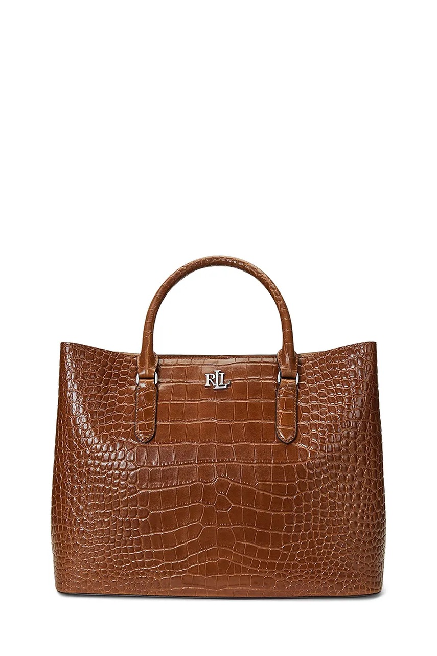 

Кожена чанта Lauren Ralph Lauren в кафяво 431942189, Кафяв