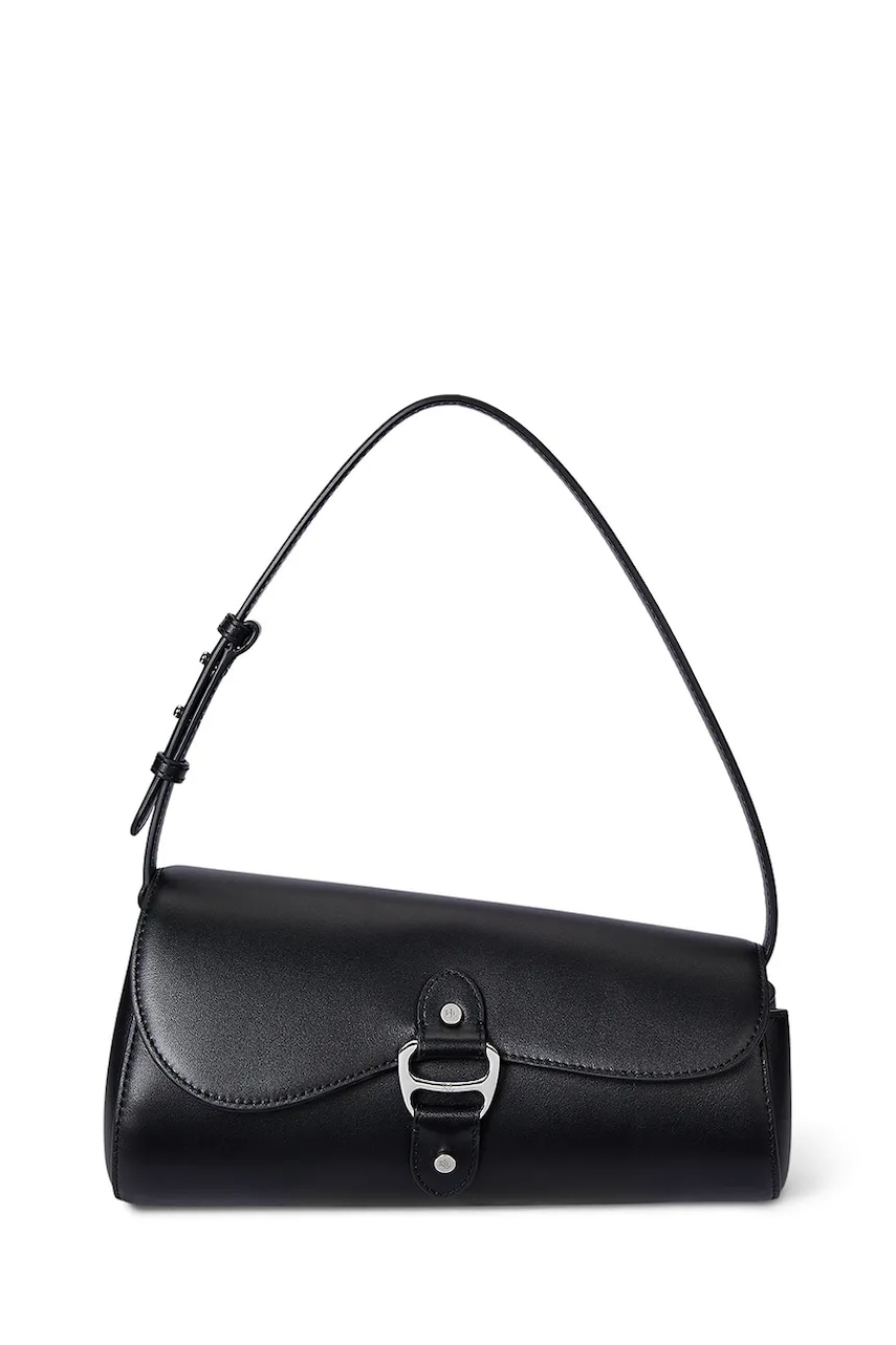 Kabelka Lauren Ralph Lauren černá barva, 431977487