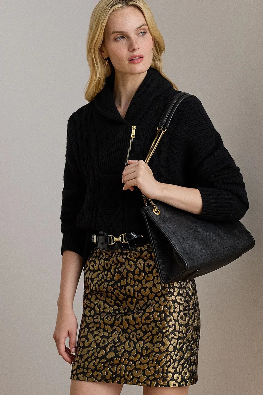 Lauren Ralph Lauren Lauren Ralph Lauren Δερμάτινη τσάντα - 6