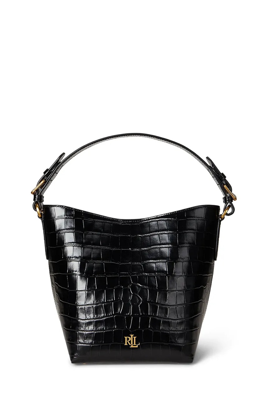 

Кожена чанта Lauren Ralph Lauren в черно 431980189, Черен