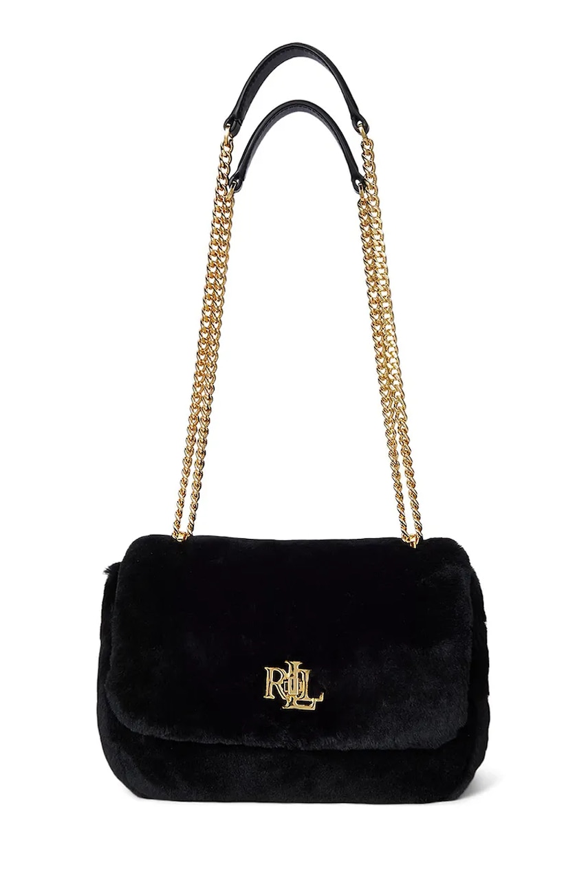 Levně Kabelka Lauren Ralph Lauren černá barva, 431980195