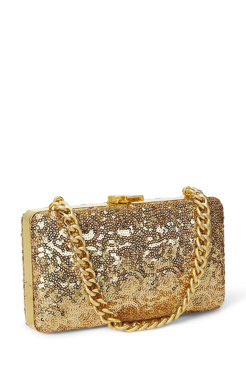 Клатч Lauren Ralph Lauren цвет золотой 431980356