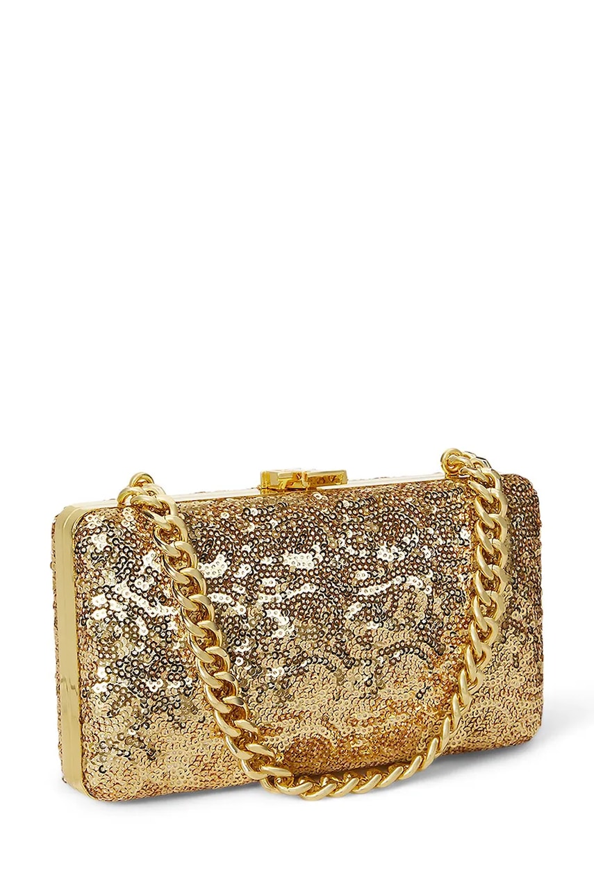 Клатч Lauren Ralph Lauren цвет золотой 431980356 Клатч Lauren Ralph Lauren цвет золотой 431980356