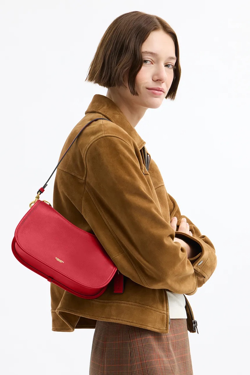 Coach Coach μικρή τσάντα γυναικεία δερμάτινη Waverly - 10