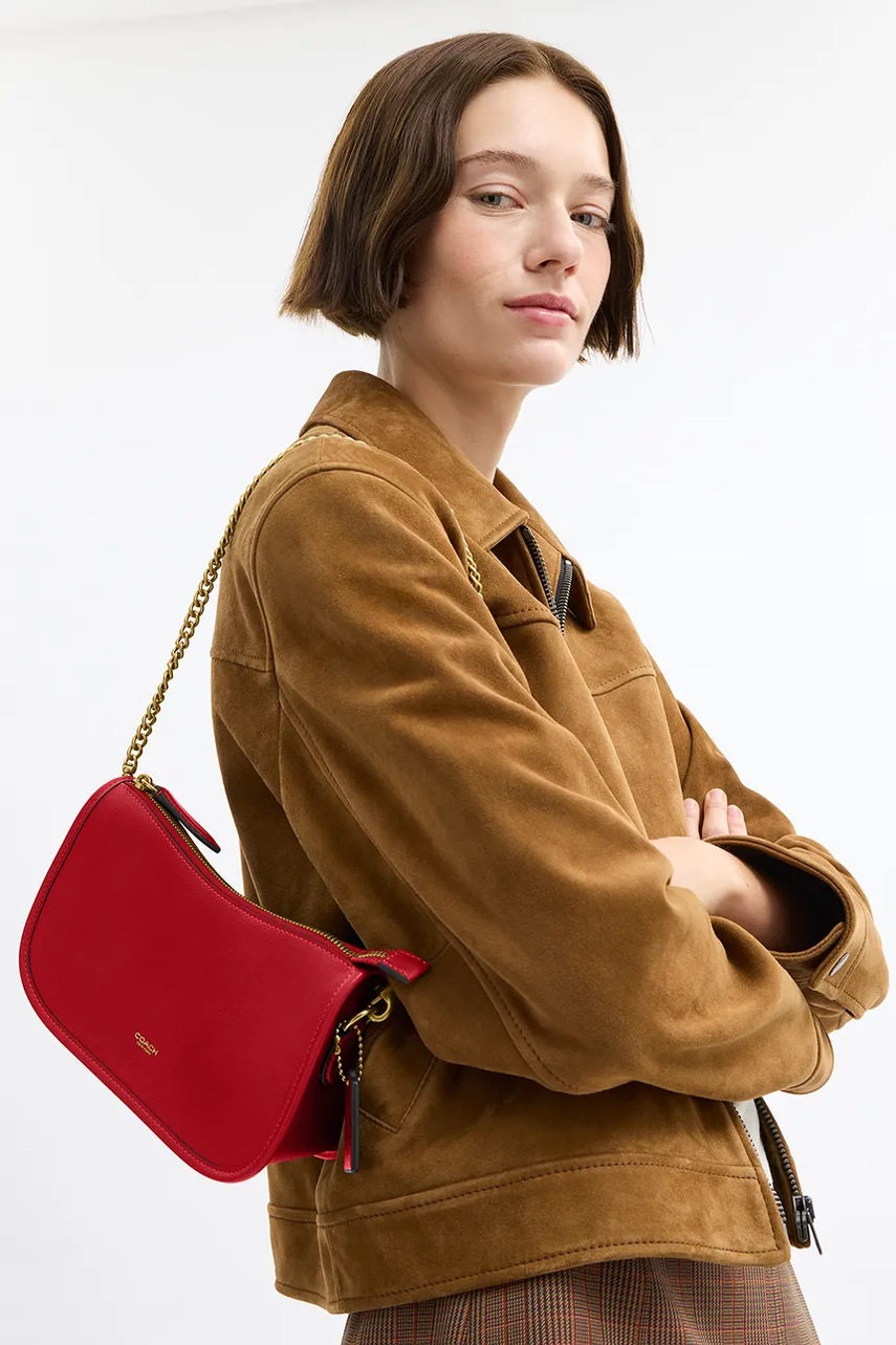 Coach Coach μικρή τσάντα γυναικεία δερμάτινη Waverly - 11