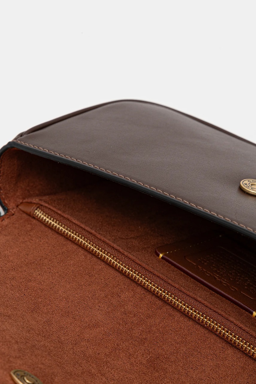 Δερμάτινη τσάντα Coach Brook Brook Flap Chain Bag φωτογραφία