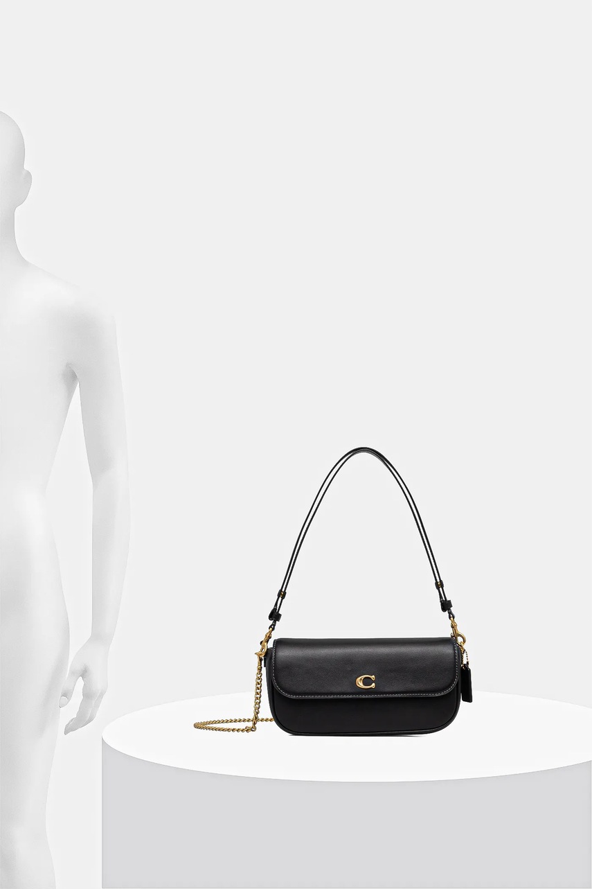 Δερμάτινη τσάντα Coach Brook Brook Flap Chain Bag φωτογραφία