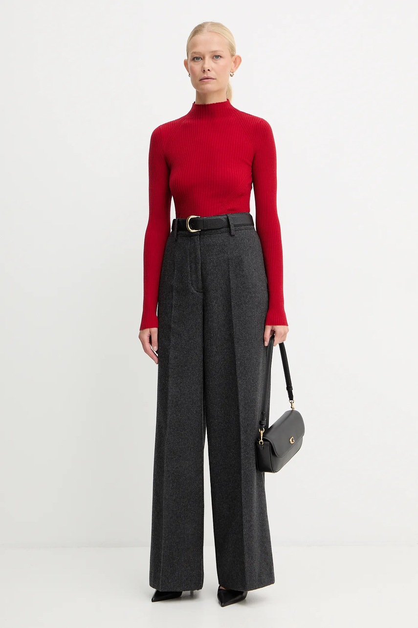 Δερμάτινη τσάντα Coach Brook Brook Flap Chain Bag φωτογραφία