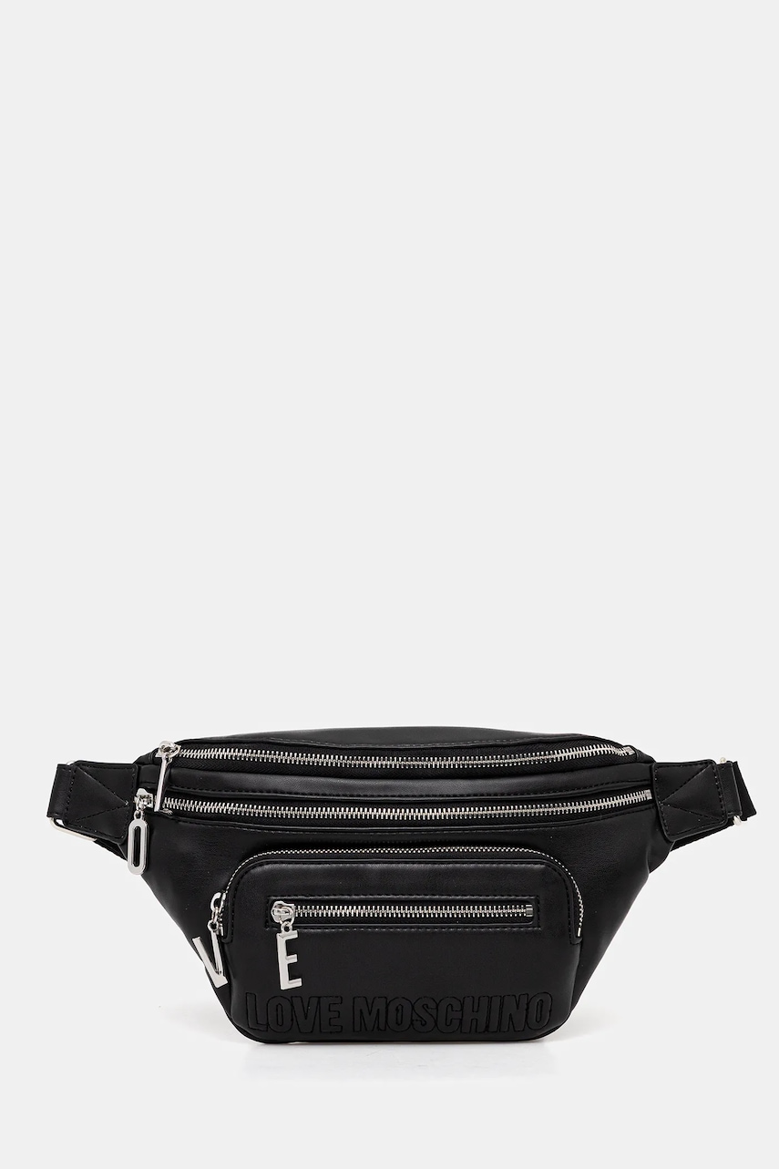 Love Moschino borsetă culoarea negru, JC4347PP0NKA000B
