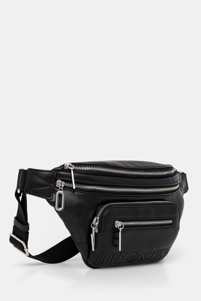Сумка на пояс Love Moschino цвет чёрный JC4347PP0NKA000B