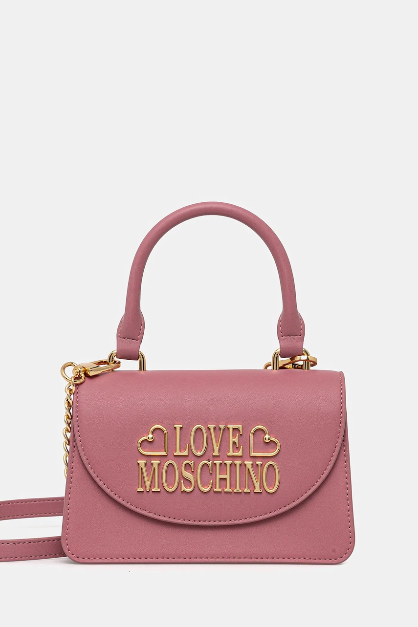 Levně Kabelka Love Moschino růžová barva, JC4335PP0NK1361A