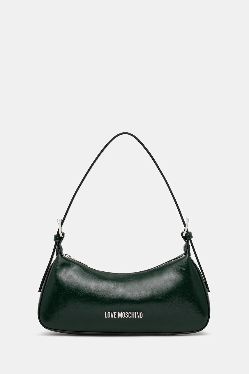 Love Moschino poșetă culoarea verde, JC4390PP0NKP085A