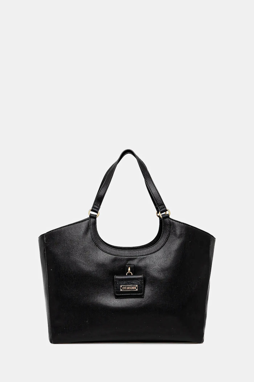 Love Moschino poșetă culoarea negru, JC4391PP0NKN0000