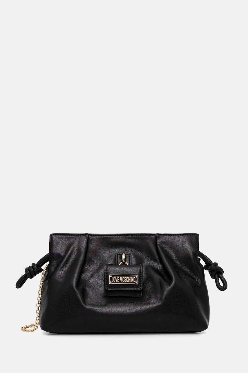 Love Moschino poșetă culoarea negru, JC4363PP0NKN0000