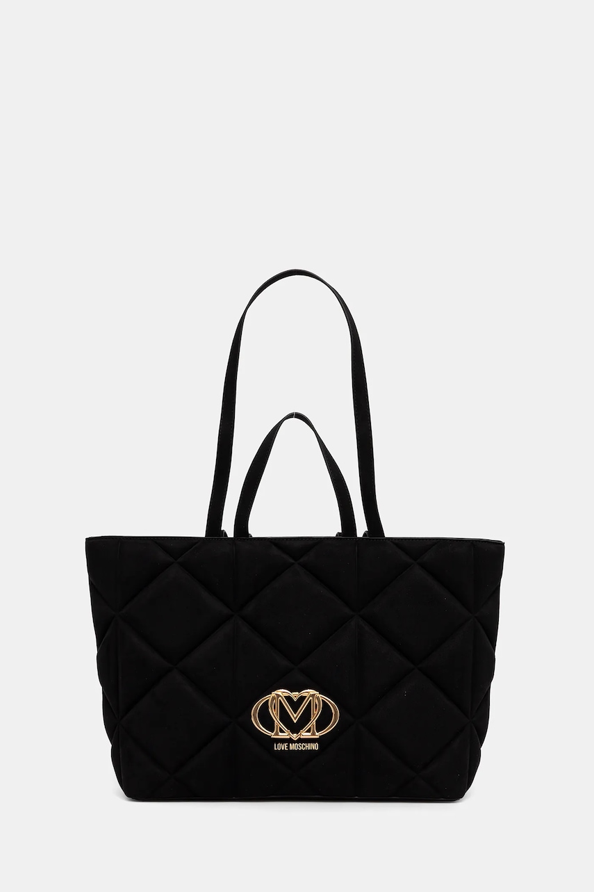 Love Moschino poșetă culoarea negru, JC4397PP0NKE0000