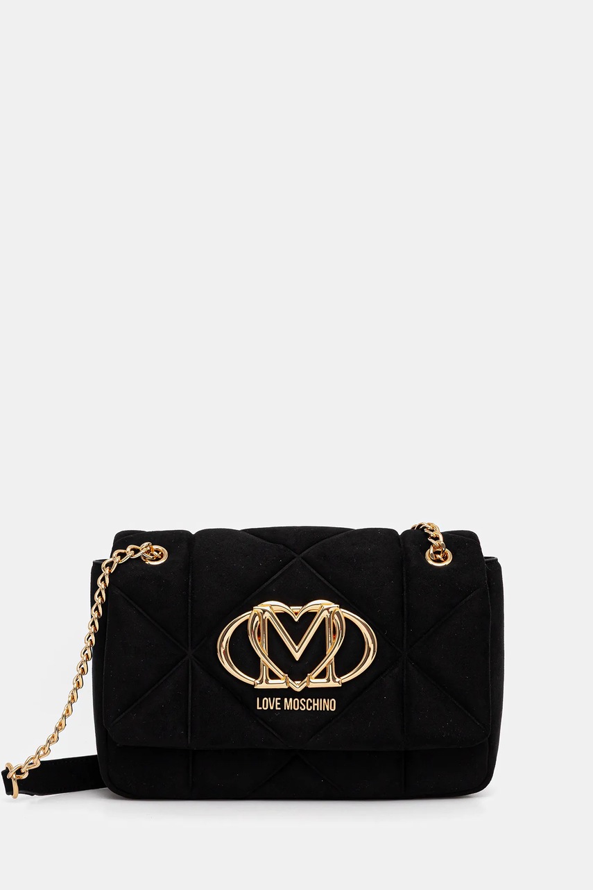 Love Moschino poșetă culoarea negru, JC4314PP0NKE0000