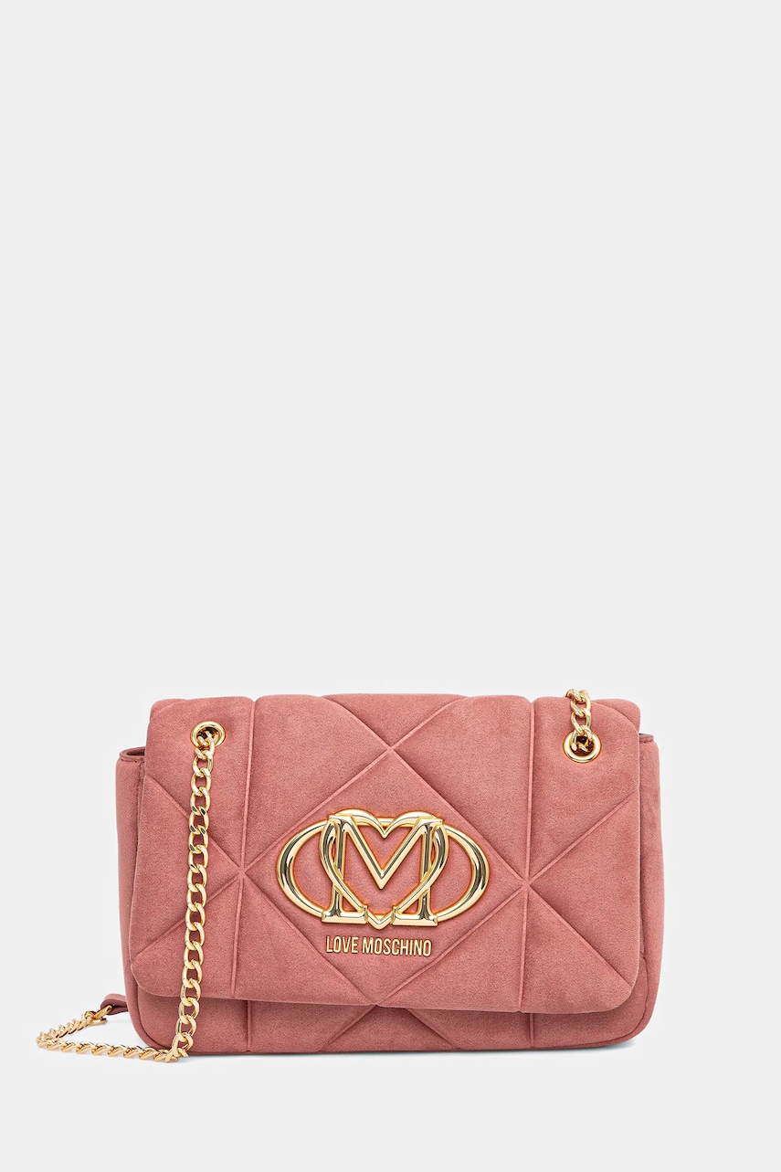 Love Moschino poșetă culoarea roșu, JC4314PP0NKE0611