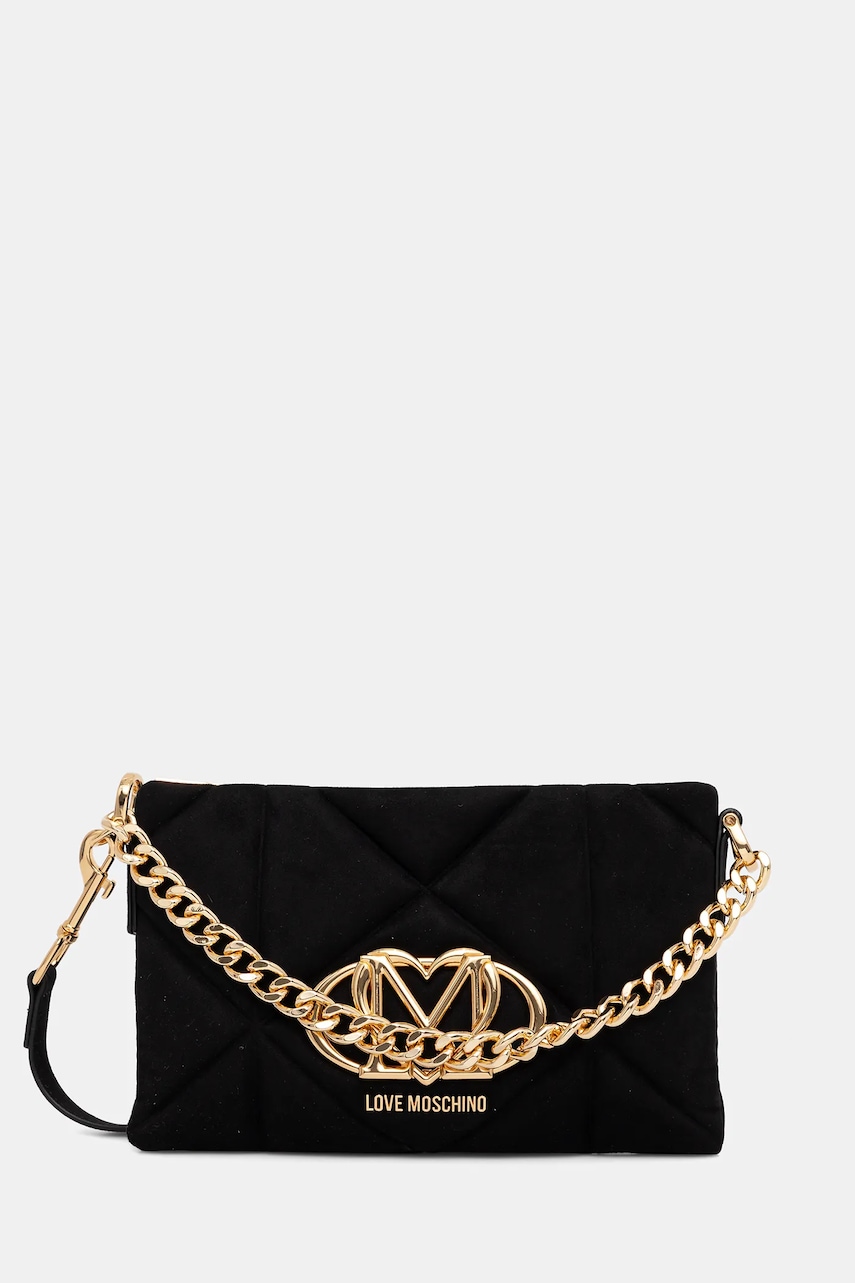 Love Moschino poșetă culoarea negru, JC4316PP0NKE0000