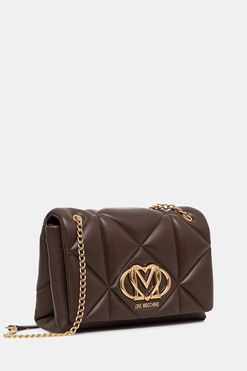 Сумочка Love Moschino цвет коричневый JC4041PP0NLC0313 Сумочка Love Moschino цвет коричневый JC4041PP0NLC0313