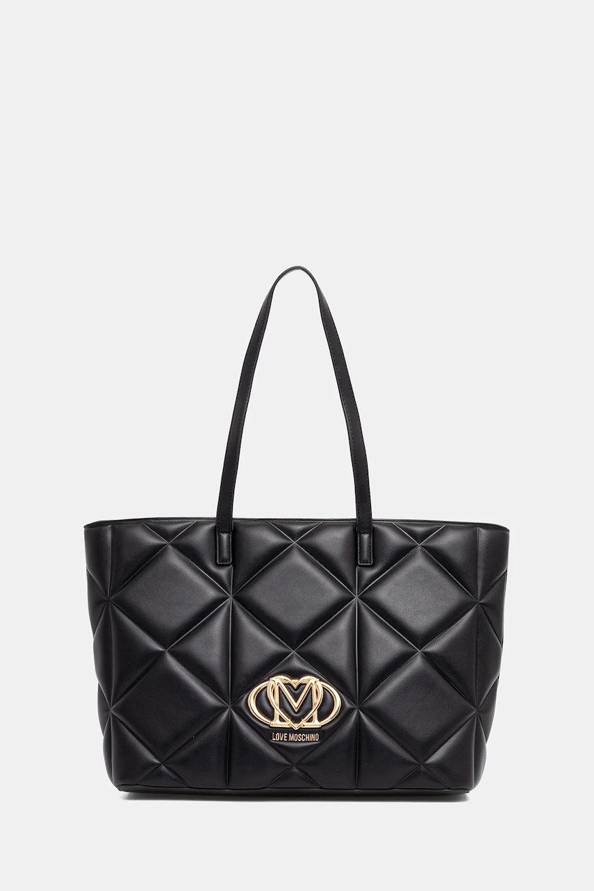 Love Moschino poșetă culoarea negru, JC4120PP0NLC0000