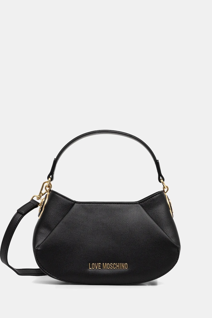 Love Moschino poșetă culoarea negru, JC4369PP0NKF0000