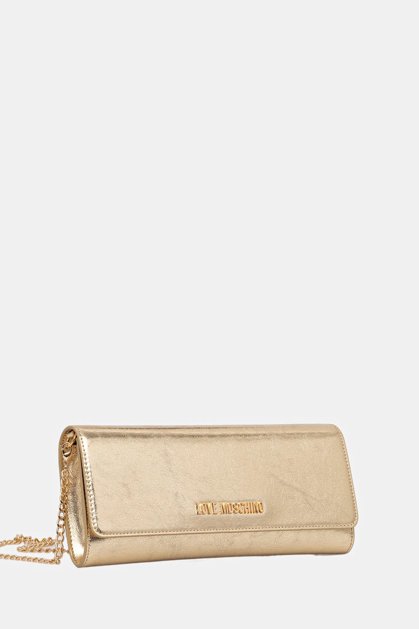 Клатч Love Moschino цвет золотой JC4099PP0NKW0901 Клатч Love Moschino цвет золотой JC4099PP0NKW0901