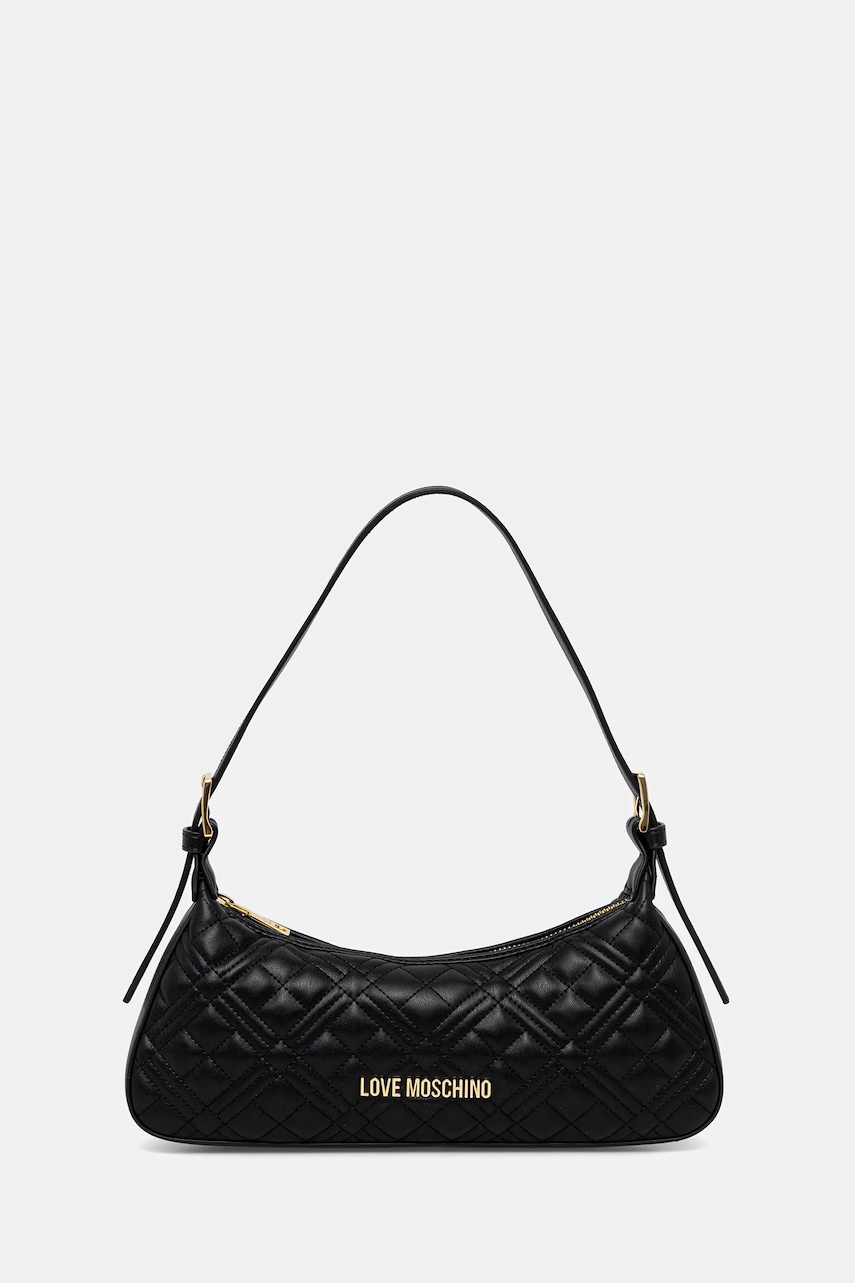 Love Moschino poșetă culoarea negru, JC4142PP0NLA0000
