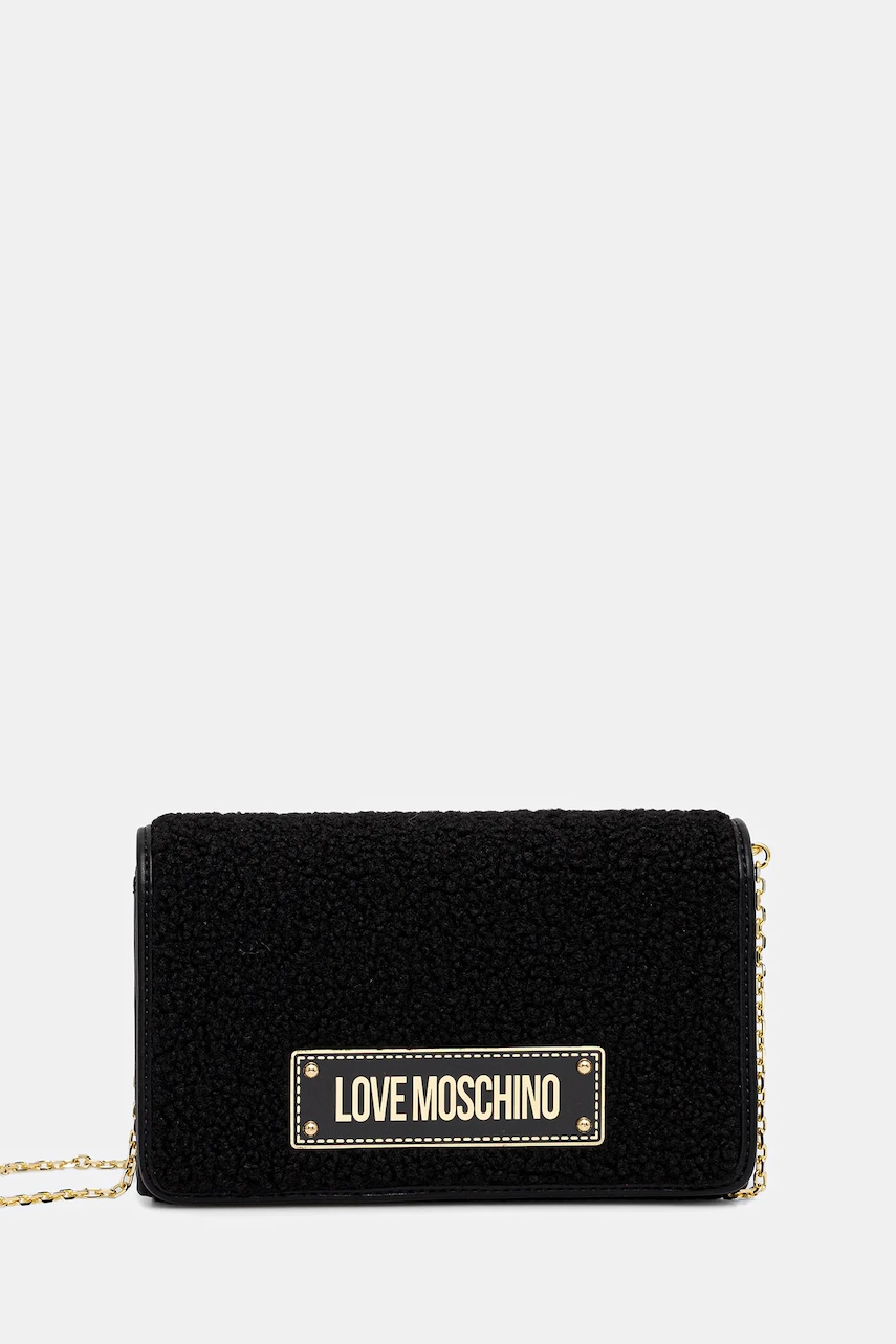 Love Moschino poșetă culoarea negru, JC4379PP0NKS100A