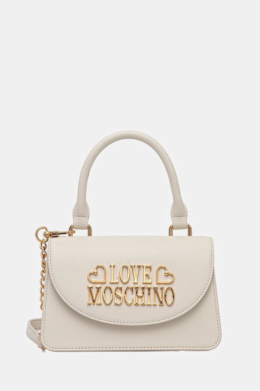 Love Moschino poșetă culoarea bej, JC4335PP0NK1311A
