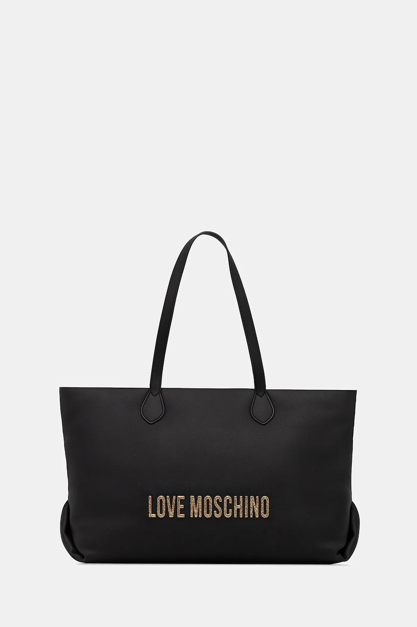 Love Moschino poșetă culoarea negru, JC4395PP0NKD000A