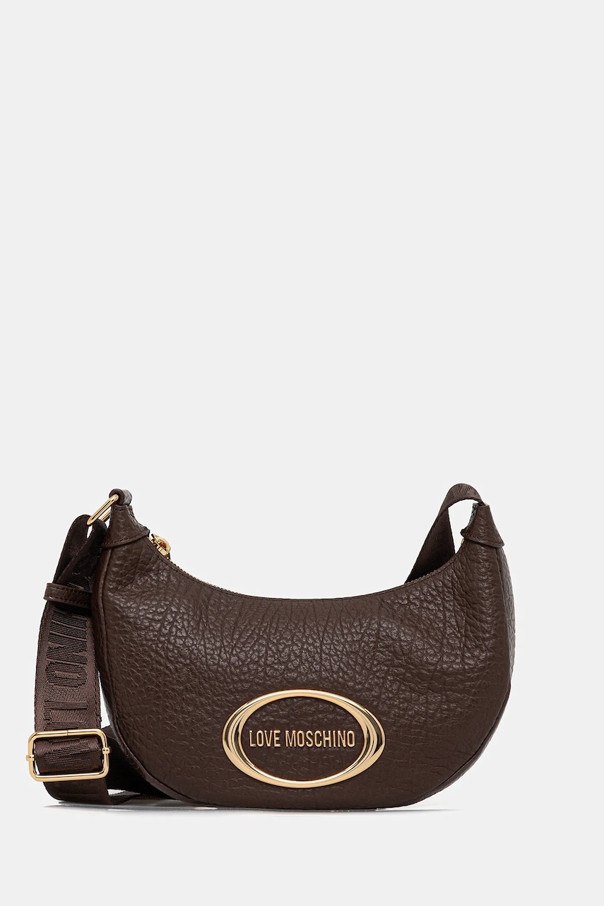 Love Moschino poșetă culoarea maro, JC4340PP0NK1431A