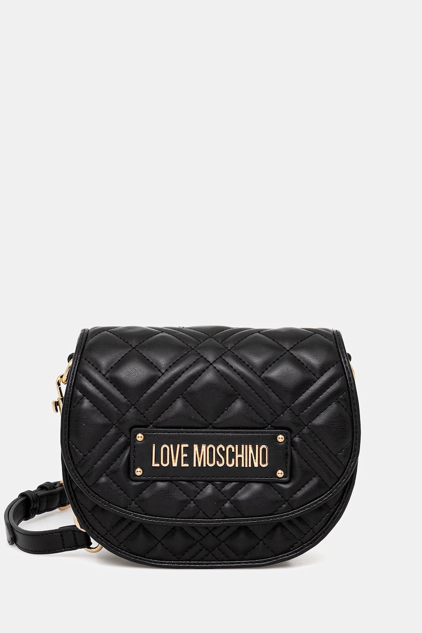 Love Moschino poșetă culoarea negru, JC4112PP0NLA0000