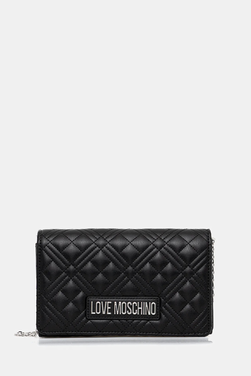 Love Moschino poșetă culoarea negru, JC4079PP0NLA000B