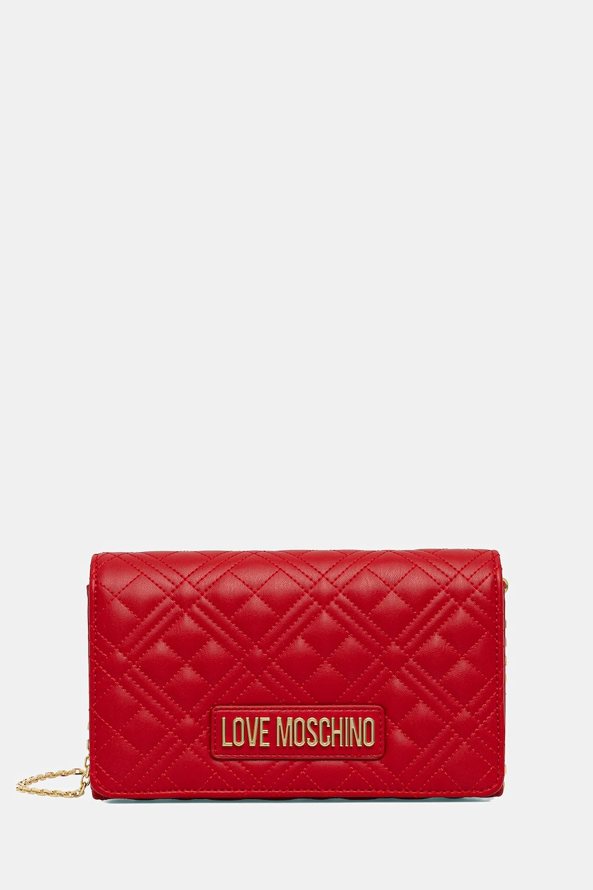 Love Moschino poșetă culoarea roșu, JC4079PP0NLA0500