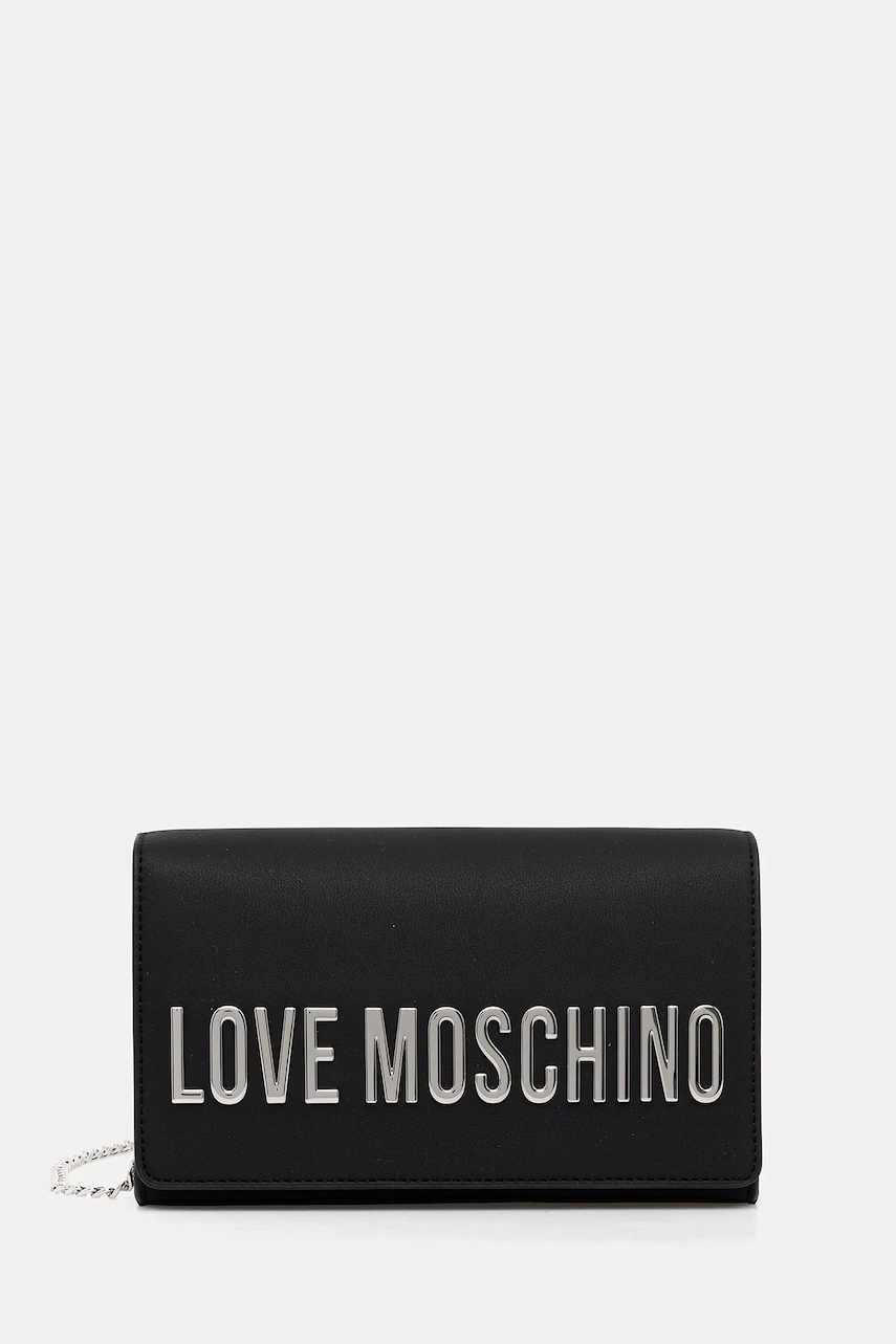 Love Moschino poșetă culoarea negru, JC4103PP0NKD000B