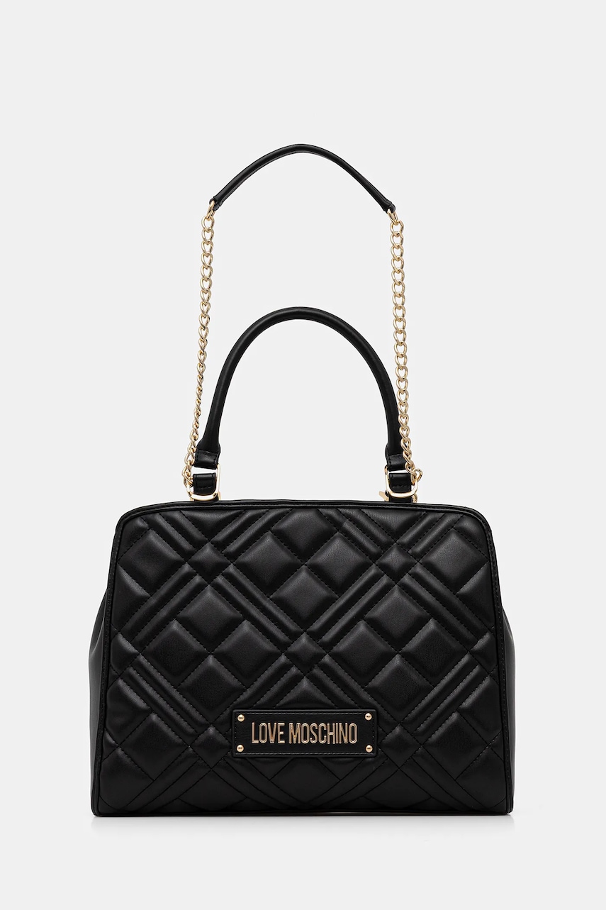 Love Moschino poșetă culoarea negru, JC4111PP0NLA0000