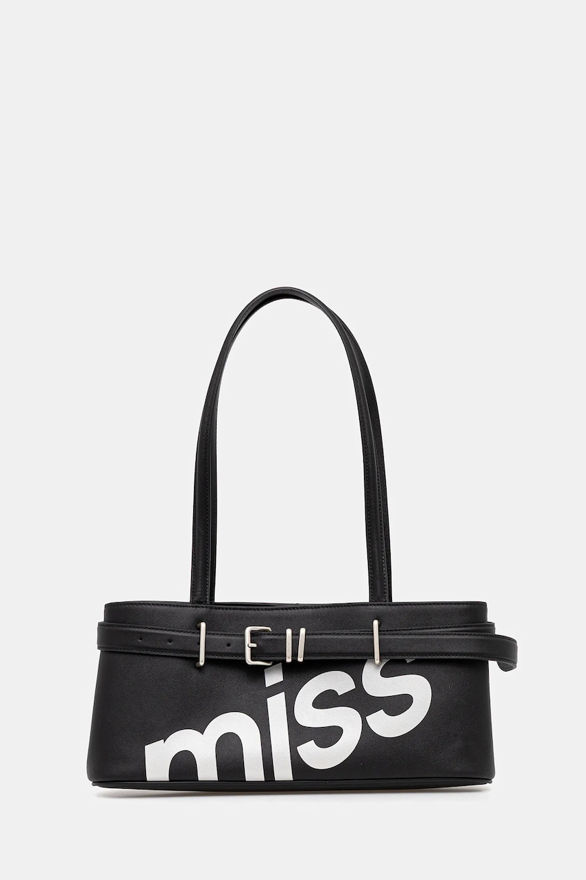 Miss Sixty geantă de mana din piele intoarsa culoarea maro, 6S3GJ81600