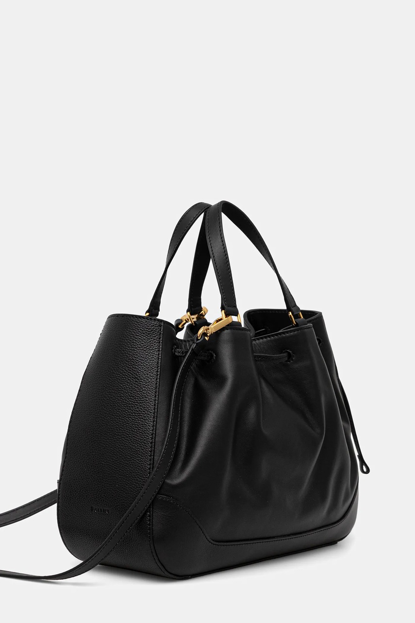 Кожаная сумочка Pollini цвет чёрный PC4428PP0N QG1